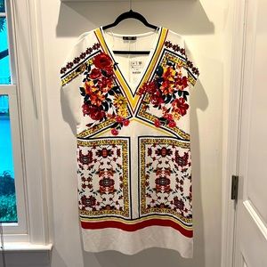 NWT Zara floral print shift dress